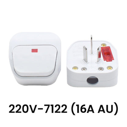 AU 3 Pin 250V AC Plug with Switch and Safety Fuse